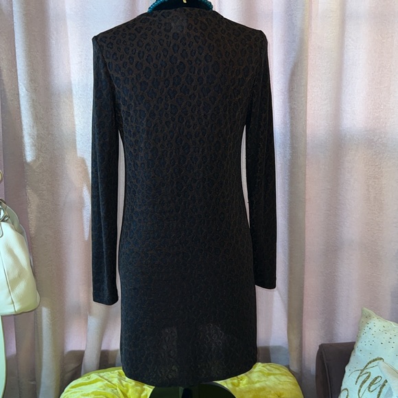 Vintage Rabbit Rabbit Rabbit Size 4P Animal Print V Neckline Midi Cardigan - Picture 9 of 15